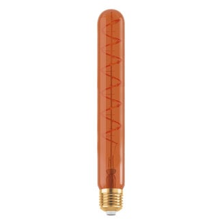 E27 dimmable tubular LED bulb copper spiral 30 cm