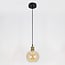 pendant light Lotte with curved glass detail