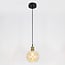 pendant light Lotte with curved glass detail