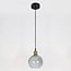 pendant light Lotte with curved glass detail