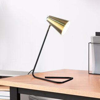 Black and gold table lamp - Watson