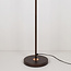 Black floor lamp with adjustable lampshade - Freddie