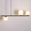 3-light pendant light Danny - opal glass