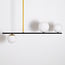 3-light pendant light Danny - opal glass