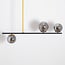 3-light pendant light Danny - opal glass