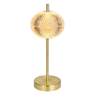 Dimmable table lamp Solv with integrated LEDs - gold