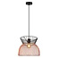 Modern pendant light Netti - black with gold