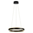 Black pendant light with dimmable LEDs - Cercle