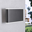 Hannover exterior wall light with integrated LEDs - black
