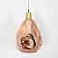 Rose gold pendant light, 1-bulb - Evan