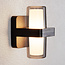 2-bulb outdoor wall light Diona - black