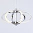 3-step dimmable pendant light Yinthe - chrome with integrated LED