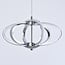 3-step dimmable pendant light Yinthe - chrome with integrated LED