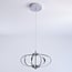 3-step dimmable pendant light Yinthe - chrome with integrated LED