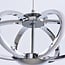 3-step dimmable pendant light Yinthe - chrome with integrated LED