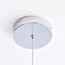 3-step dimmable pendant light Yinthe - chrome with integrated LED