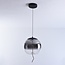 Pendant light with smoked glass, 3-step dim - Vajen