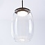 3-step dimmable pendant light Isra - clear glass