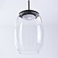 Pendant lamp with transparent glass and 3-step dimmable LEDs - Isra