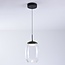 3-step dimmable pendant light Isra - clear glass