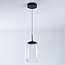 3-step dimmable pendant light Isra - clear glass