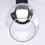 3-step dimmable pendant light Isra - clear glass