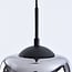 3-step dimmable pendant light Florine - smoked gradient glass