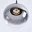 3-step dimmable pendant light Florine - smoked gradient glass