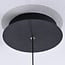 3-step dimmable pendant light Zahra - spherical amber glass