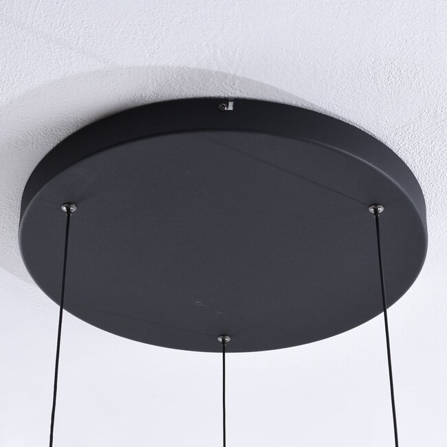 Art Deco hanging lamp with various shapes and colors of glass - Ceylin