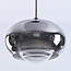 Pendant light Amani with smoked glass and 3-step dimmable LEDs