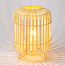 Wood table lamp - Valge