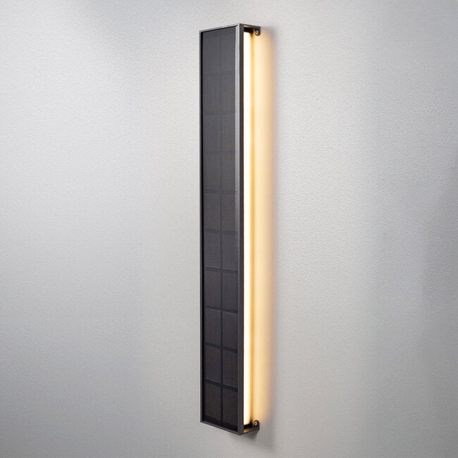 Dimmable solar outdoor wall light Dorien - anthracite