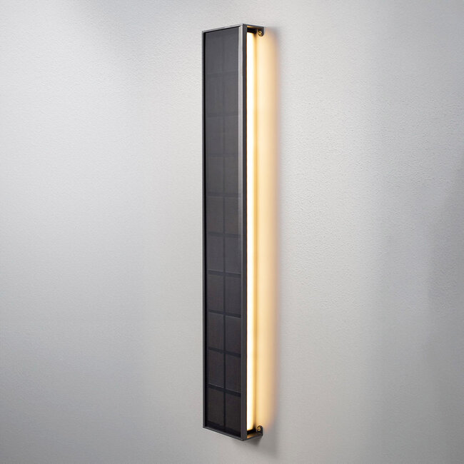 Dimmable solar wall light Dorien for outdoors - anthracite