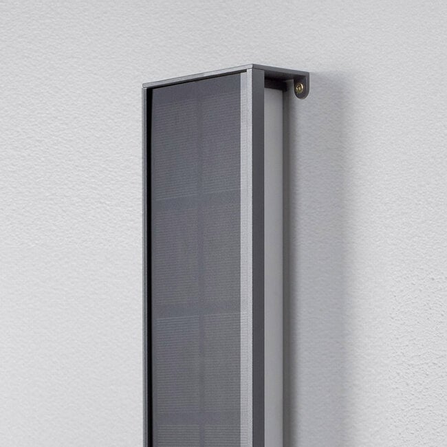 Dimmable solar outdoor wall light Dorien - anthracite