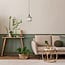 pendant light Lotte with curved glass detail