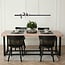 3-step dimmable design pendant light Merle - dark grey with integrated LED