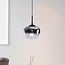 3-step dimmable pendant light Florine - smoked gradient glass