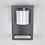 Solar wall light for outdoor use with sensor Bianca