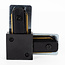 L-connector for single-phase busbar - black