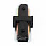 Straight connector for 1-phase track, black
