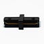 Straight connector for 1-phase track, black