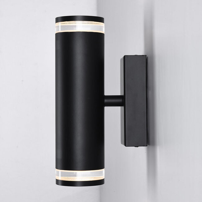 Industrial wall light Yara - matt black