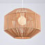 Bohemian pendant light Papel - hand-braided rope