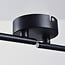 4-light ceiling light Florida - smoked glass with mirror effect