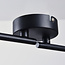 Ceiling light with smoked glass, 4-lights - Florida
