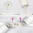 Track light for 1-phase track lighting system Jill - white