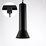 Pendant light cord for 1-phase track lighting system Lenn - black