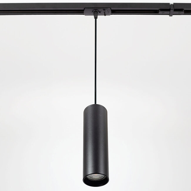 1-phase rail tube pendant lamp Simon - Black
