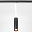 1-phase rail tube pendant lamp Simon - Black